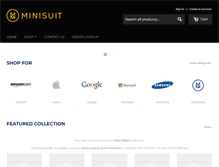 Tablet Screenshot of minisuit.com